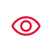 Auge in Rot